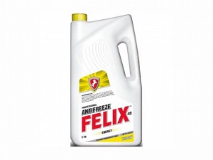 яАнтифриз жёлтый FELIX ENERGY G12+  (5л.) 430206027 FELIX