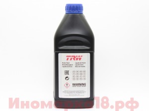 Тормозная жидкость TRW DOT4 1L PFB401 TRW
