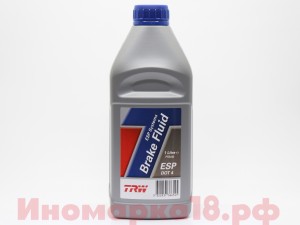 Тормозная жидкость TRW DOT4 ESP 1L  для автомобилей с ESP PFB440 TRW