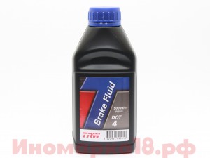 Тормозная жидкость TRW DOT4 0,5L PFB450 TRW