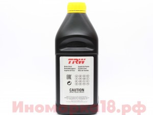 Тормозная жидкость TRW DOT5.1 1L PFB501 TRW