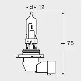 HB3 12V 60W P20d 9005 OSRAM