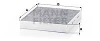 Ford Focus C-MAX, Kuga 08>, Mondeo IV 07>,S-Max 06> фильтр салона УГОЛЬ CUK2559 MANN FILTER