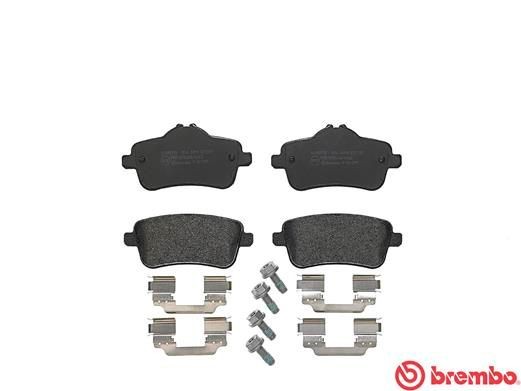 MB GL350 колодки задние дисковые P50099 BREMBO