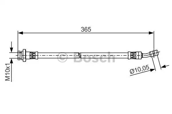 Шланг тормозной HYUNDAI TUCSON 04- 1 987 481 499 BOSCH