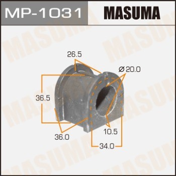 Mitsubishi Outlender XL CW5W, Lancer 10 Turbo втулка заднего стабилизатора d=19 MP-1031 MASUMA