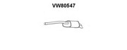 VAG Caddy Глушитель задняя часть VW80547 VENEPORTE