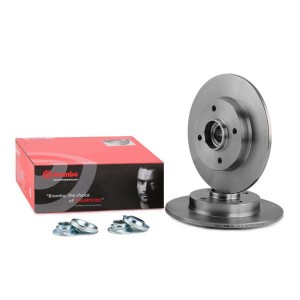 Peugeot 308, 408 диск тормозной задний с подшипником 08.A858.17 BREMBO