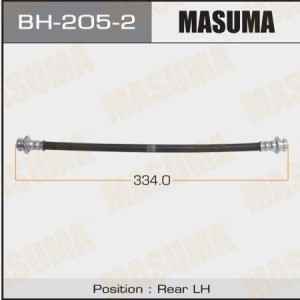 NISSAN PULSAR (N16) 99-11 шланг задний BH-205-2 MASUMA
