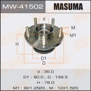 Mazda 6 ступица задняя MW-41502 MASUMA