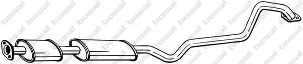 Nissan Almera N16 Глушитель средняя часть 288-389 BOSAL