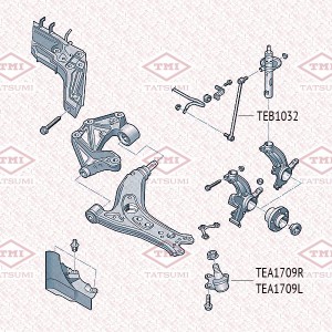 VAG Polo Sedan, 9N, Skoda Fabia, Roomster, Rapid стойка стабилизатора передняя TEB1032 TATSUMI
