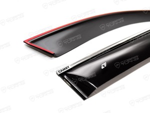 HONDA CR-V III 2007-2011 дефлекторы окон с Хром Накладкой H11207CR COBRA TUNING