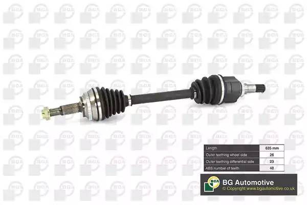 Toyota Corolla E120 привод в сборе левый DS7610L BG AUTOMOTIVE