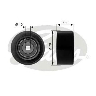 Toyota, Lexus 2.5-4.0 ролик приводного ремня T36173 GATES