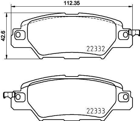 Колодки тормозные задние P49053 BREMBO