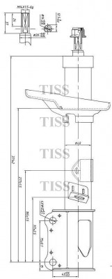 Toyota Corolla (E9) аммортизатор задний правый JAS0109 JUST DRIVE