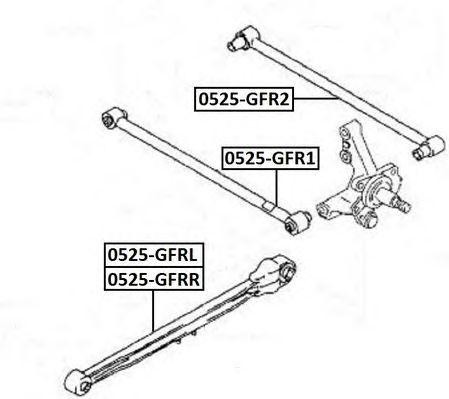 Mazda Premacy  Тяга поперечная задняя 0525-GFR2 ASVA