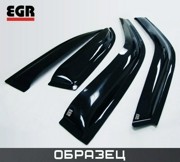 Honda Civic HB с 2011 Дефлекторы окон темные (к-т 4шт) 92434025B EGR