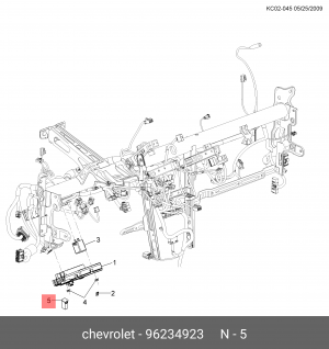 Предохранитель 96234923 GENERAL MOTORS