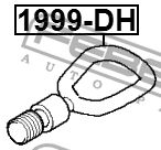 BMW X5 E53 1999-2006 крюк буксировочный 1999-DH FEBEST