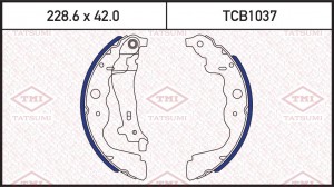 Renault Duster, Sandero, Almera G15, LARGUS, Kaptur, Arkana 2WD колодки задние б TCB1037 TATSUMI