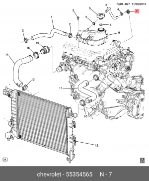 ФИТИНГ 55354565 GENERAL MOTORS