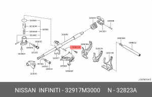 Nissan Almera Classic Штифт системы сцепления 32917M3000 NISSAN INFINITI