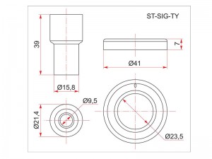 Toyota #SZ / #NZ / #ZZ / #MZ# / #AZ / #UZ / #GR -1G-FE 1KRFE наконечник(кольцо)  STSIGTY SAT