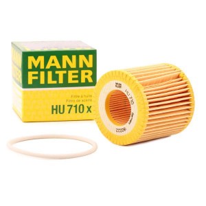 VAG Fabia 01-11, Roomster, Polo 1.2 07-11 Фильтр масляный HU710X MANN FILTER