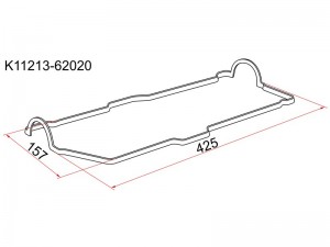 Toyota 3VZFE,4VZFE прокладка клапанной крышки K1121362020 SAT