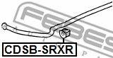 CADILLAC SRX 03-10 Втулка заднего стабилизатора CDSB-SRXR FEBEST