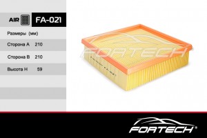 Фильтр воздушный ВАЗ FA021 FORTECH