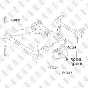 Nissan Qashqai J10, J11 RUS MAKE, X-Trail T31, T32, Murano Z51(VIN), JUKE с/блок FG0184 FIXAR