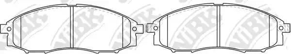 Nissan NP300 колодки передние PN0372 NIBK
