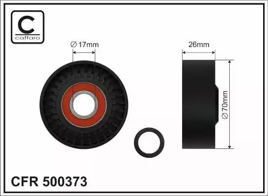 SS Actyon 11- 2.0DT/Rexton W 14- 2.0DT ролик  приводного ремня 500373 CAFFARO