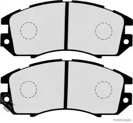 SUBARU Impreza 1,6-2,0 93- ,Legacy 1,8-2,2 89-98 колодки передние J3607005 H B JAKOPARTS NIPPARTS