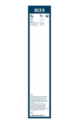 Щётки с/о 650S/475мм TWIN (РРСРРё ССРРРРРСРёССРёСРРС, Р-РС 650/475 РР) 3 397 001 813 BOSCH