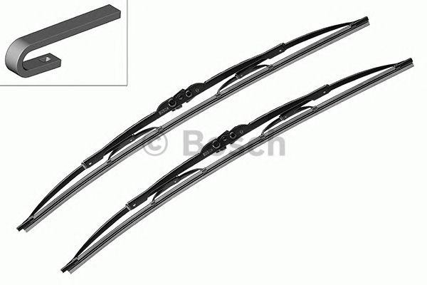 K600+550мм Комплект щеток стеклоочистителя каркасные LC200, BMW X5/Honda Accord/ 3 397 118 307 BOSCH