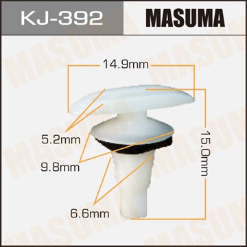 Клипса крепления молдинга KJ392 MASUMA