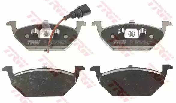 VAG Audi A3, VW Golf IV,V,VI, Polo, Skoda Octavia, Fabia тормозные колодки перед GDB1386 TRW