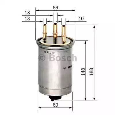 SS  Kyron/Actyon 06-11/Actyon Sports 06-11/Rexton 2.0/2.7 DT Фильтр топливный 0 450 906 508 BOSCH