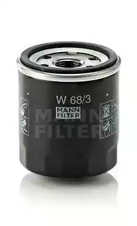 Toyota фильтр маслянный 1.0-1.6L W683 MANN FILTER