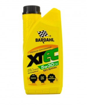 Масло моторное синтетическое BARDAHL XTEC 5w30 C4/RN0720 1L для бенз. дизельных  36151 BARDAHL
