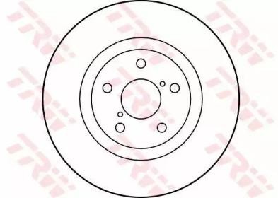 Subaru Impreza, Legacy, Forester диск тормозной передний DF1437 TRW