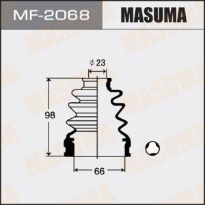 Mitsubishi Lancer 9 МТ, AT лев. Mazda ???, Toyota ??? пыльник ШРУС внутренний MF-2068 MASUMA