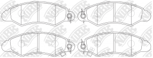 Suzuki Wagon R+, Ignis, Swift, Subaru Justy 03-, Opel Agila колодки тормозные пе PN7477 NIBK