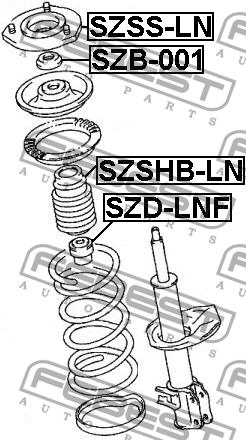 Suzuki SX4 Liana подшипник опорный SZB-001 FEBEST
