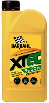 Масло моторное синтетическое BARDAHL XTEC 5w30 C4/RN0720 1L для бенз. дизельных  36151 BARDAHL