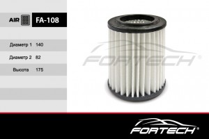 Honda CR-V II, Civic 2.0 Type-R 01-06 фильтр воздушный FA108 FORTECH
